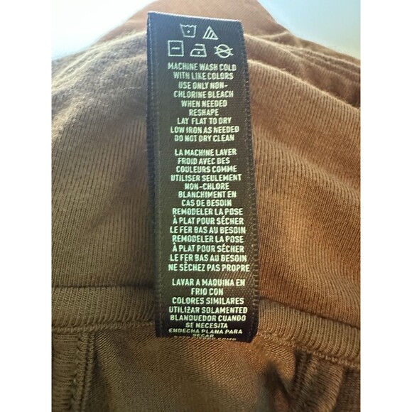 SKIMS Copper Soft Lounge Long Sleeve Pajama‎ Top Button Women's XL - Picture 8 of 12